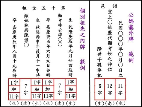 靈位牌寫法|祖先牌位怎麼寫？個人牌位跟夫妻牌位寫法也不同！有。